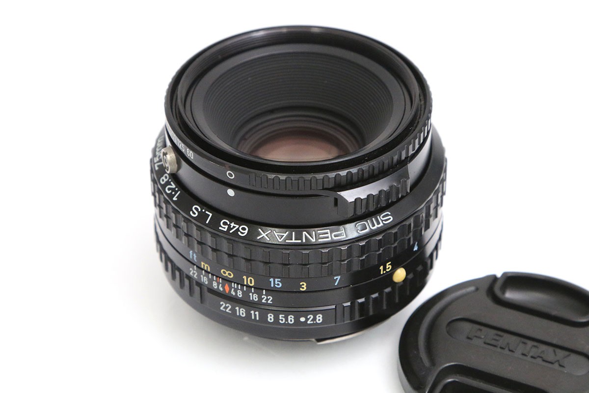 【中古】【美品】ペンタックス PENTAX 645 L.S 75粍 F2.8 CA01-B5886-2M2B 645マウント 中判 単興味の中心 中古