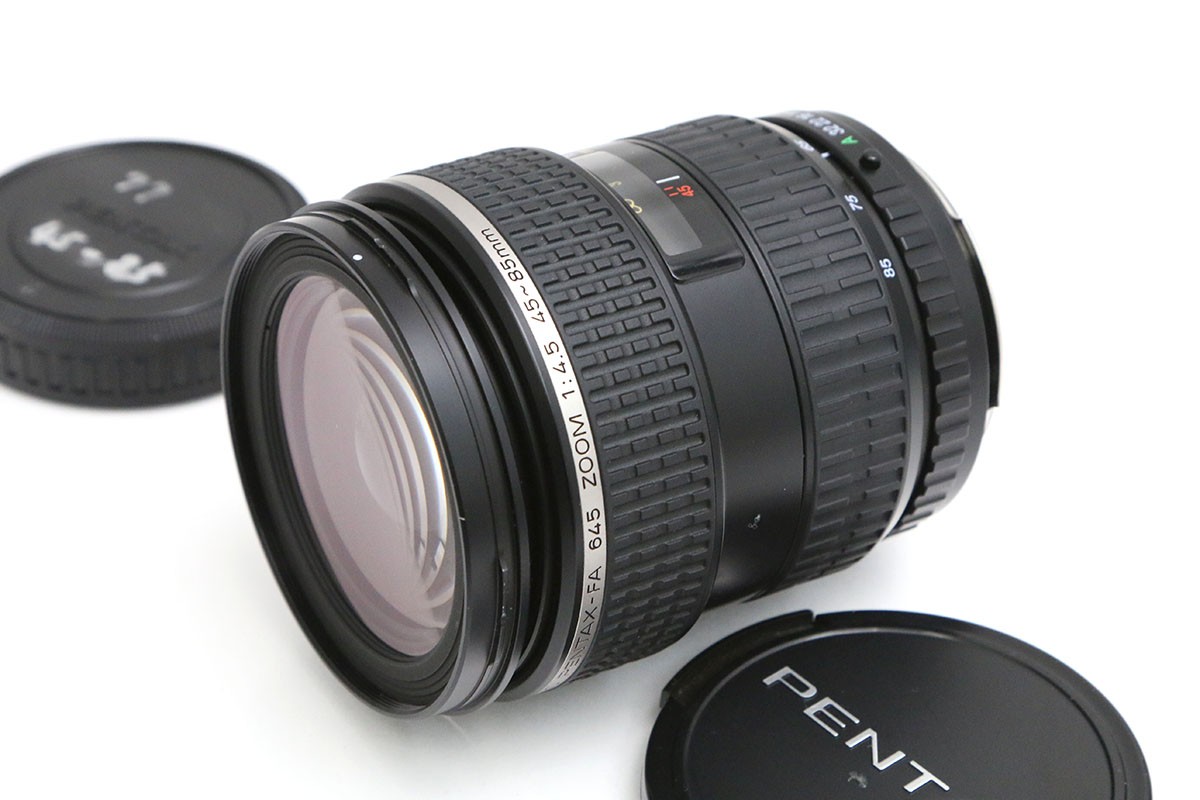 【中古】【美品】ペンタックス PENTAX FA645 45-85粍 F4.5 CA01-B5892-3T3B ペンタックス 645マウント PENTAX 標準尺度望遠レンズ AF/MF