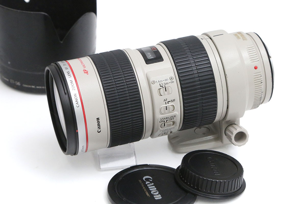 【中古】【ジャンク品】キヤノン EF70-200粍 F2.8L IS USM CA01-B5908-3V2B CANON キヤノン EFマウント 望遠望遠レンズ AF/MF フルサイズ 手ブレ手を加える