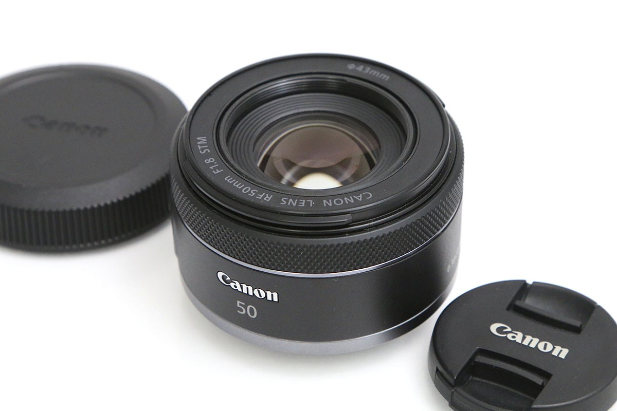 【中古】【良品】キヤノン RF50粍 F1.8 STM CA01-B5895-3W1F CANON キヤノン RFマウント 単興味の中心 AF/MF フルサイズ