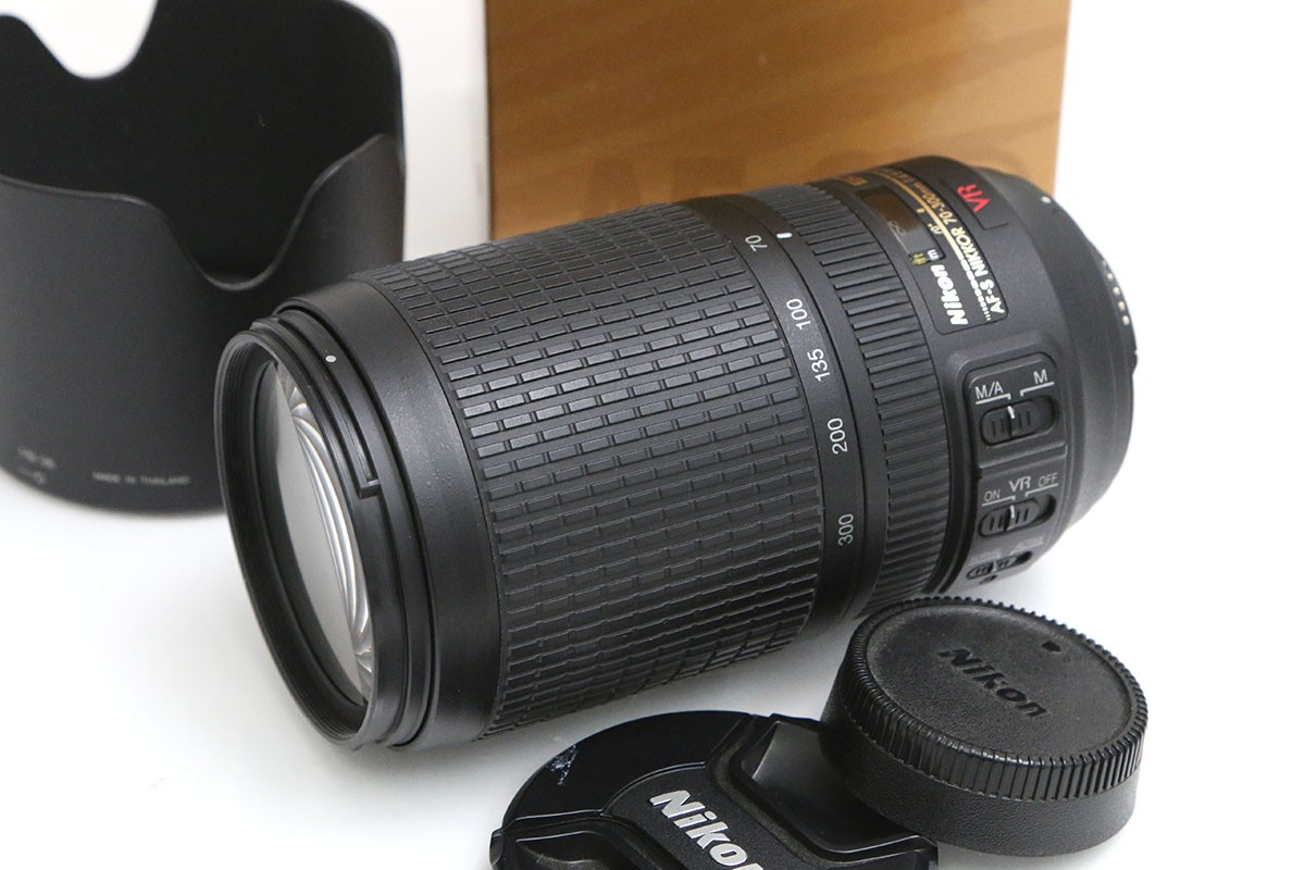 【中古】【良品】ニコン AF-S VR Zoom-Nikkor 70-300粍 f/4.5-5.6G IF-ED CA01-B5933-2K3 Nikon Fマウント フルサイズ 望遠望遠レンズ 手ブレ手を加える 中古