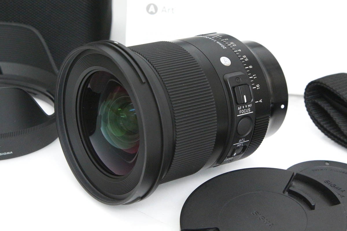 【中古】【美品】シグマ 20粍 F1.4 DG DN [ソニーE用] CA01-R5587-3X1 SIGMA Eマウント フルサイズ 大差しわたし 超広角 単興味の中心 中古
