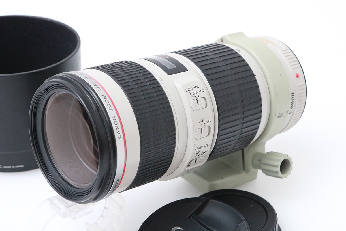 【中古】【並品】キヤノン EF70-200mm F4L IS USM CA01-M6775-2M6A CANON キヤノン EFマウント 望遠ズーム AF/MF フルサイズ 手ブレ補正|アキバ流通プラス店