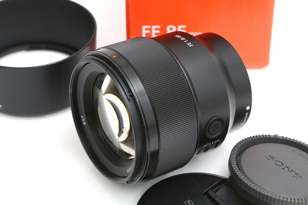 【中古】【美品】ソニー FE 85粍 F1.8 SEL85F18 CA01-B5959-2B3 SONY ソニー α Eマウント 単興味の中心 AF/MF フルサイズ 大差しわたし