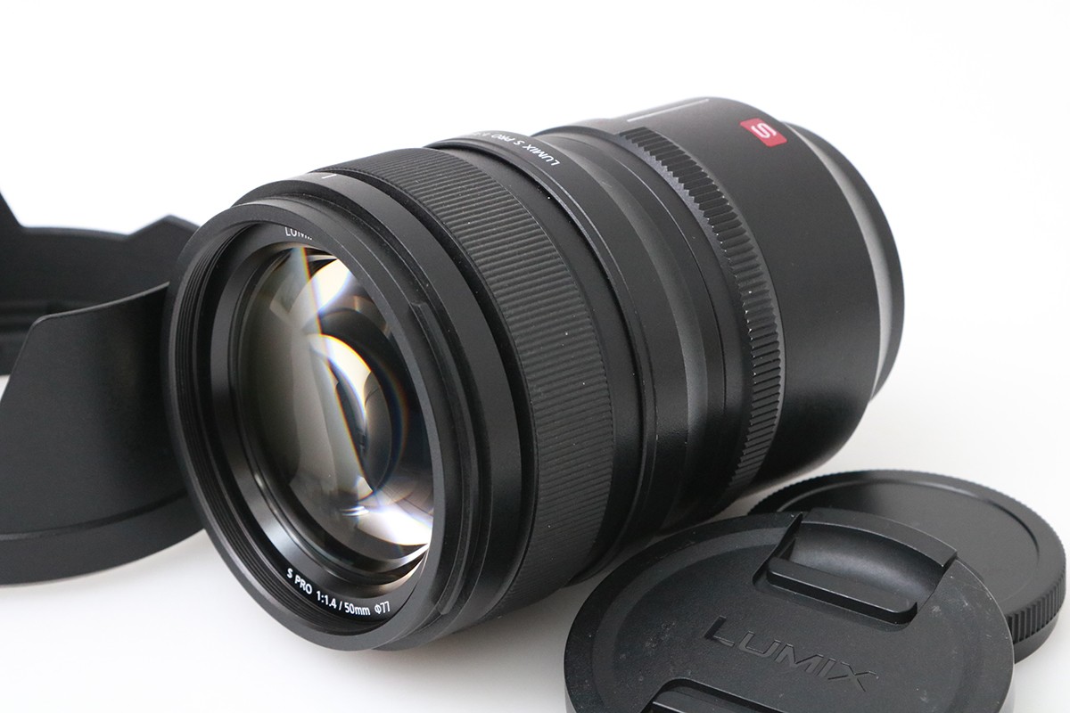 【中古】【並品】パナソニック LUMIX S PRO 50粍 F1.4 S-X50 CA01-M6822-2A1A Panasonic Lマウント フルサイズ 大差しわたし 単興味の中心 中古