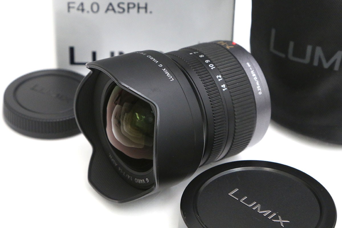 【中古】【良品】パナソニック LUMIX G VARIO 7-14粍/F4.0 ASPH. H-F007014 CA01-B6005-2B3 Panasonic マイクロフォーサーズ 広角望遠レンズ 中古