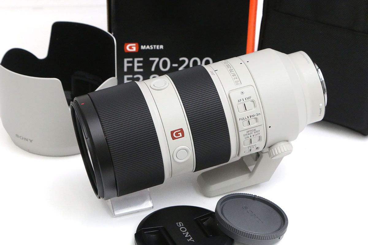 【中古】【美品】ソニー FE 70-200粍 F2.8 GM OSS SEL70200GM CA01-B5992-2R7 SONY Eマウント フルサイズ 大差しわたし 望遠望遠レンズ 手ブレ手を加える G Master お師匠さん 中古