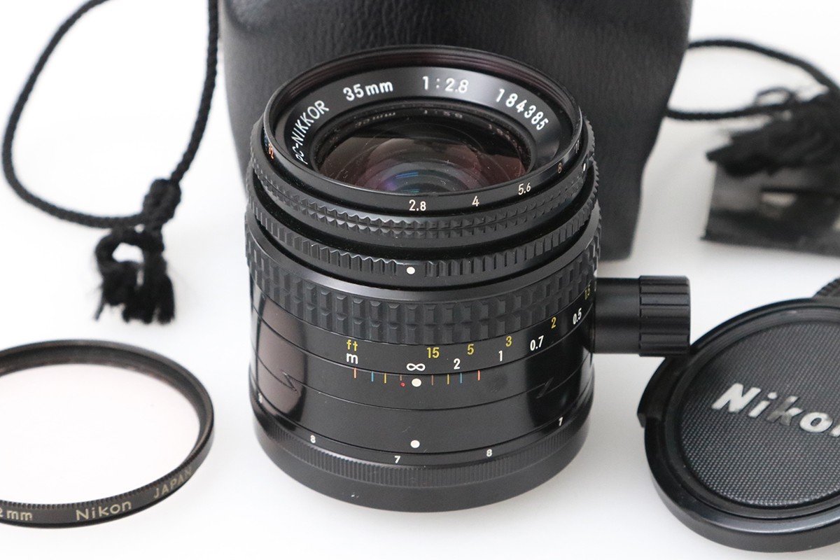 【中古】【並品】ニコン パソコン-N 35/2.8 NEW CA01-M6832-2A2B Nikon Nikkor Fマウント フルサイズ 単興味の中心 年寄りの水晶体 中古
