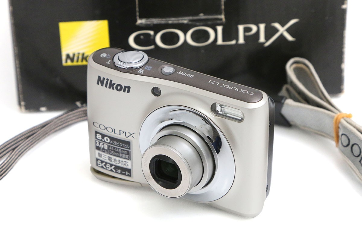 【中古】【お買い得品】ニコン COOLPIX L21 ゴールド CA01-B6155-2K1 Nikon ディジカメ コンデジ 光学望遠レンズ 中古