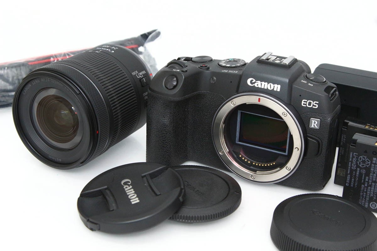 【中古】【並品】キヤノン EOS RP RF24-105 IS STM レンズキット(センサー清掃済み) CA01-R6262-2Q2B CANON キヤノン RFマウント ミラーレス フルサイズ EOS 4K対応|アキバ流通プラス店