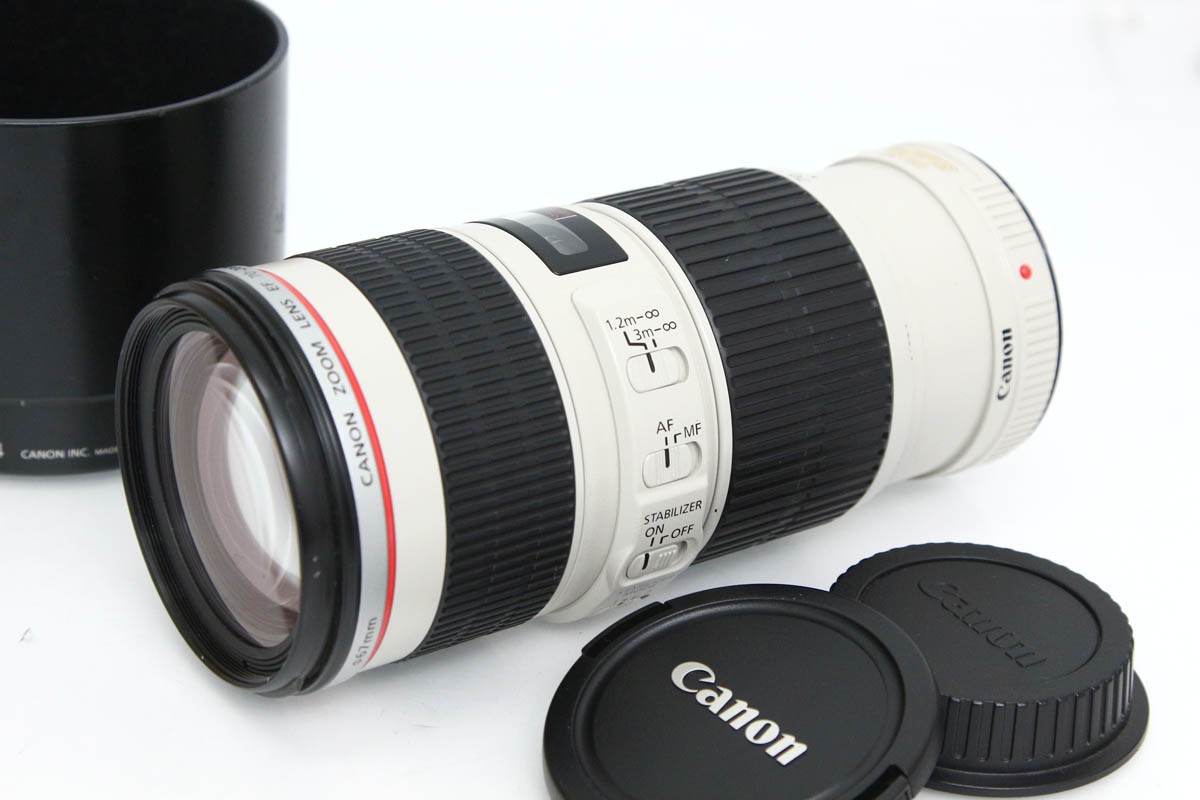【中古】【並品】キヤノン EF70-200mm F4L IS USM CA01-R6299-2M2D Canon EFマウント フルサイズ 望遠ズーム 手ブレ補正 中古|アキバ流通プラス店