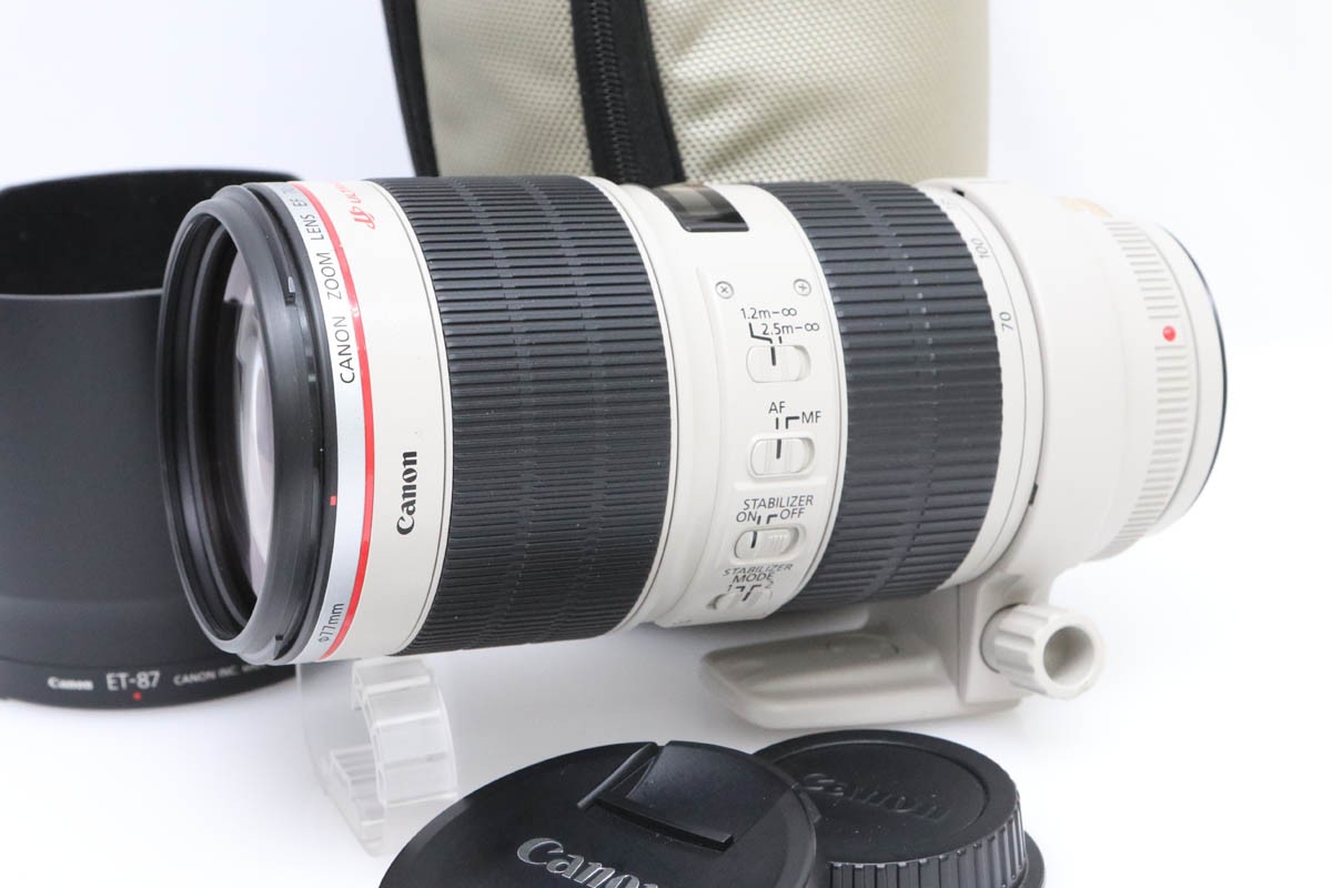 【中古】【美品】キヤノン EF70-200mm F2.8L IS II USM CA01-D122-2B1 CANON キヤノン EFマウント 望遠ズーム AF/MF フルサイズ 手ブレ補正｜アキバ流通プラス店 87,808円