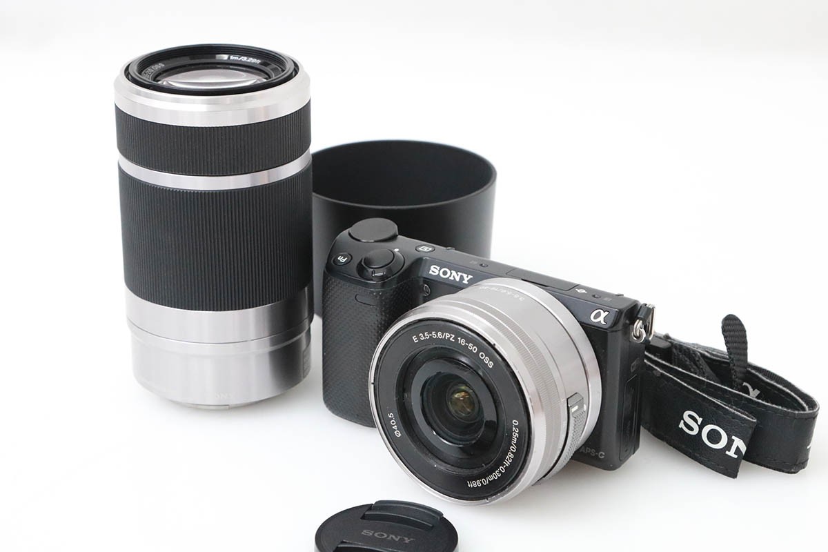【中古】【ジャンク品】ソニー α NEX-5TY ダブルズームレンズキット [ブラック] CA01-M7193-3V3A SONY ソニー α Eマウント ミラーレス APS-C｜アキバ流通プラス店