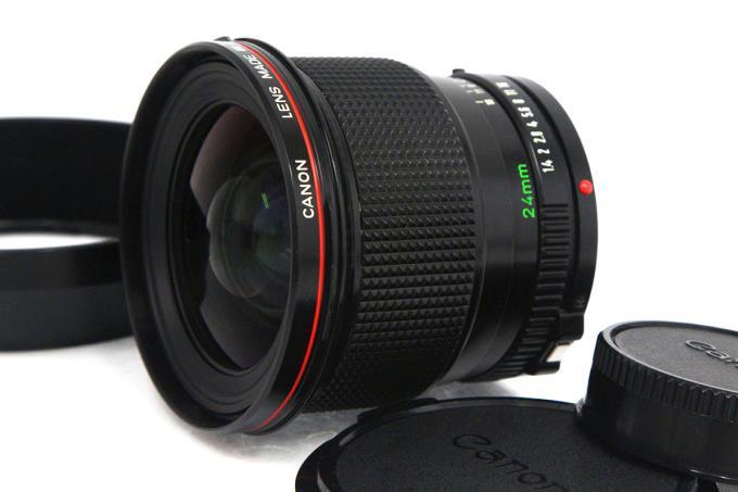 【中古】【美品】キヤノン New FD 24mm F1.4L γA4098-3V1A
