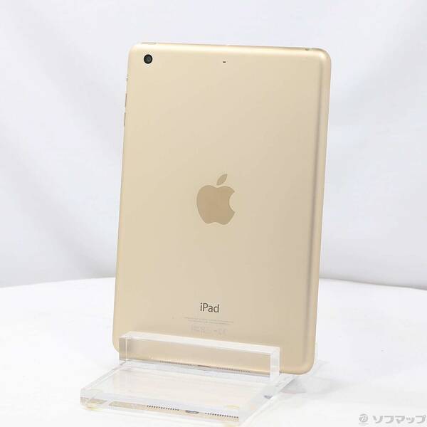 【中古】Apple(アップル) iPad mini 3 128GB ゴールド FGYK2J／A Wi-Fi 【344-ud】