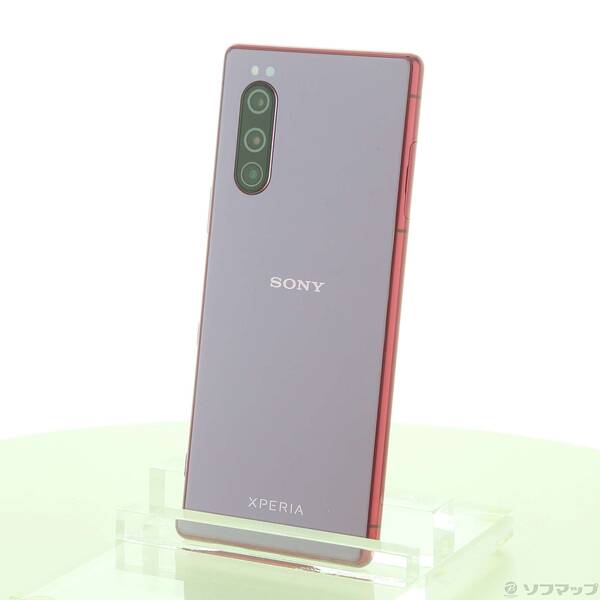 【新品未使用】 Xperia 5 SO-01M 64GB レッド ムスビー｜☆超美品☆SO-01M Xperia 5 レッド 803990【Xperia 5 SO-01M