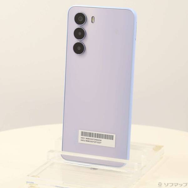 【中古】ZTE nubia S 5G 128GB ライトパープル A403ZT Y!mobile SIM無償性 【368-ud】
