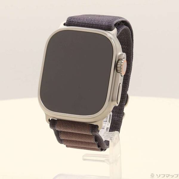 【中古】Apple(アップル) Apple Watch Ultra 2 GPS + Cellular 49mm チタニウムケース インディゴアルパインループ 【368-ud】 50,807円
