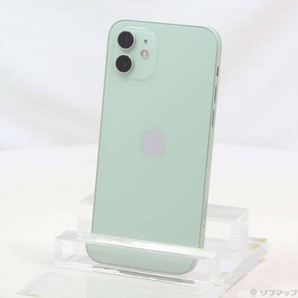 【中古】Apple(アップル) iPhone12 64GB グリーン MGHT3J／A SoftBank 【377-ud】
