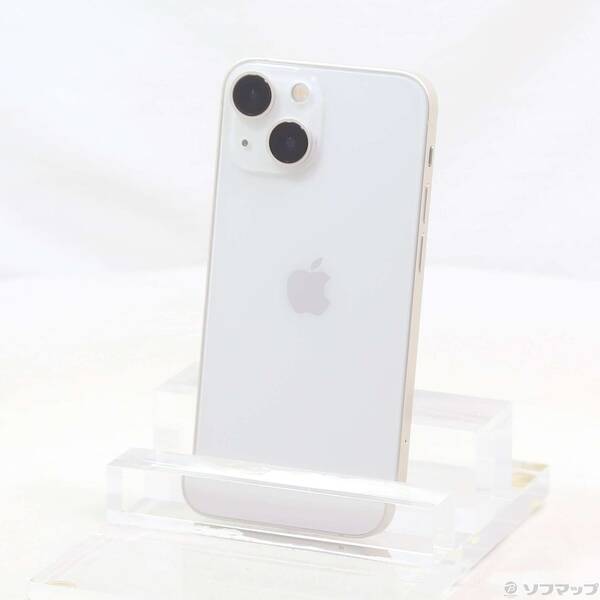 【中古】Apple(アップル) iPhone13 mini 128GB スターライト MLJE3J／A SIMフリー 【269-ud】