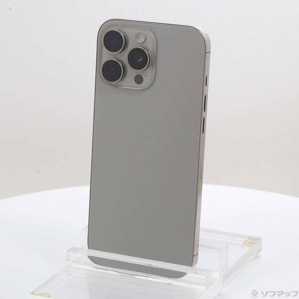 【中古】Apple(アップル) iPhone16 Pro Max 256GB ナチュラルチタニウム MYWK3J／A SIMフリー 【377-ud】