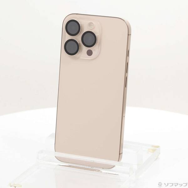 【中古】Apple(アップル) iPhone16 Pro 256GB デザートチタニウム MYN23J／A SIMフリー 【368-ud】