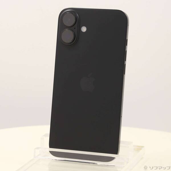 【中古】Apple(アップル) iPhone16 Plus 128GB 黒いこと 3N343J／A SIM無償性 【295-ud】