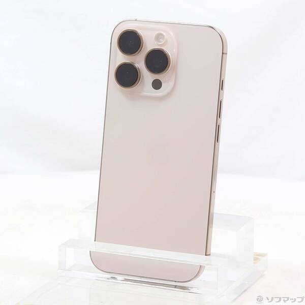 【中古】Apple(アップル) iPhone16 Pro 256GB デザートチタニウム MYN23J／A SIMフリー 【305-ud】