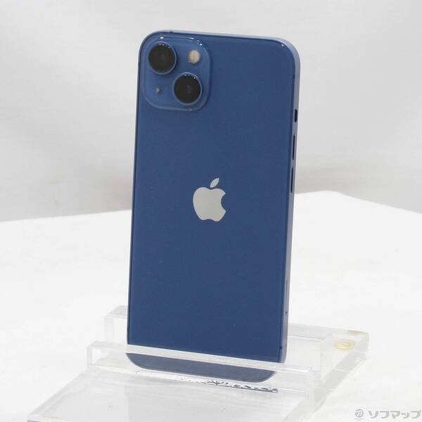 【中古】Apple(アップル) iPhone13 128GB ブルー NLNG3J／A SIMフリー 【269-ud】