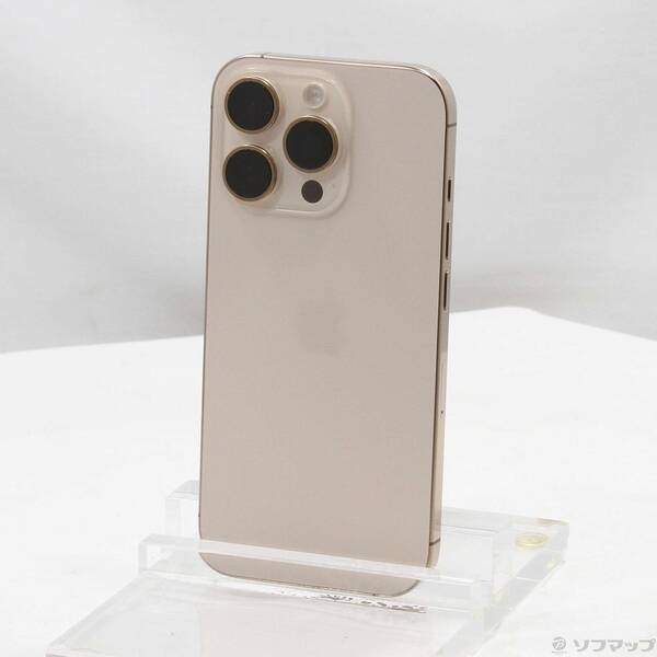 【中古】Apple(アップル) iPhone16 Pro 256GB デザートチタニウム MYN23J／A SIMフリー 【276-ud】