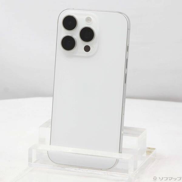 【中古】Apple(アップル) iPhone16 Pro 256GB ホワイトチタニウム 3N744J／A SIMフリー 【344-ud】