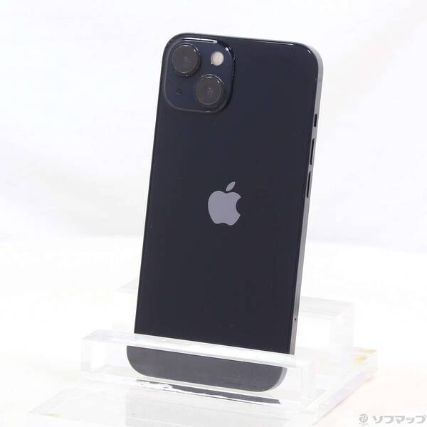 【中古】Apple(アップル) iPhone13 128GB ミッドナイト MLNC3J／A SIMフリー 【368-ud】