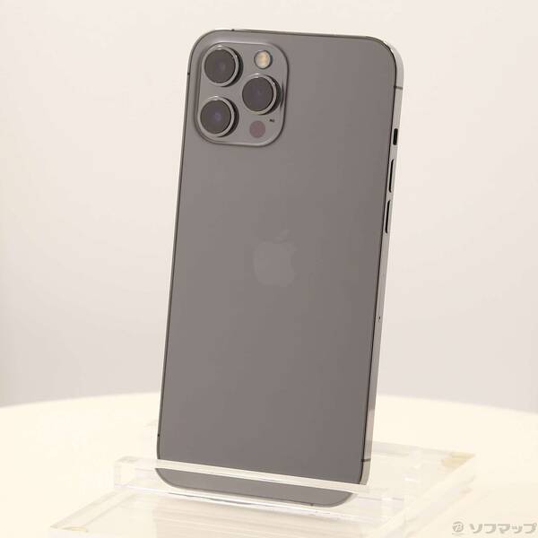 【中古】Apple(アップル) iPhone12 Pro Max 256GB グラファイト MGCY3J／A SIMフリー 【348-ud】