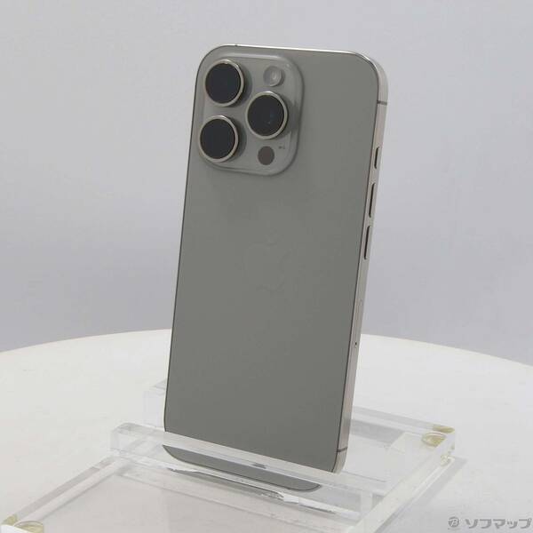 【中古】Apple(アップル) iPhone16 Pro 256GB ナチュラルチタニウム 3N746J／A SIMフリー 【198-ud】