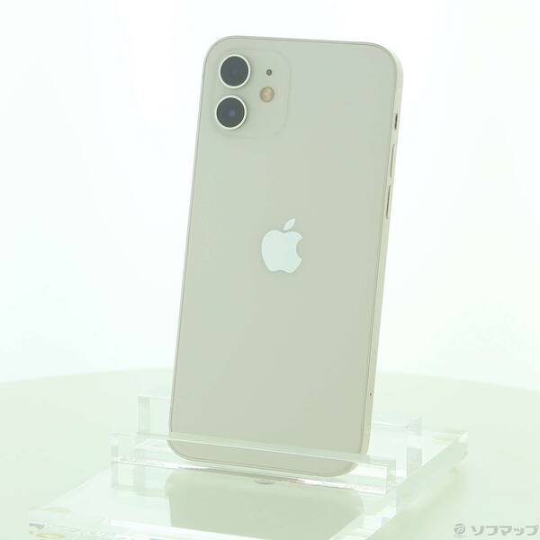 【中古】Apple(アップル) iPhone12 128GB ホワイト MGHV3J／A SIMフリー 【377-ud】