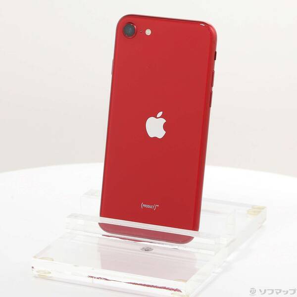 【中古】Apple(アップル) iPhone SE 第2世代 128GB プロダクトレッド NXD22J／A au 【377-ud】
