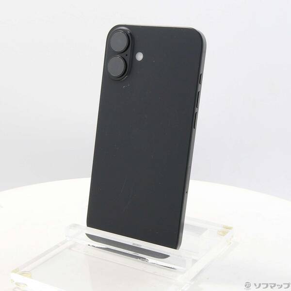 【中古】Apple(アップル) iPhone16 Plus 128GB 黒いこと 3N343J／A SIM無償性 【344-ud】