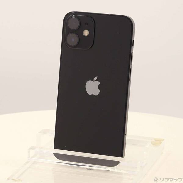 【中古】Apple(アップル) iPhone12 mini 128GB ブラック MGDJ3J／A SIMフリー 【295-ud】
