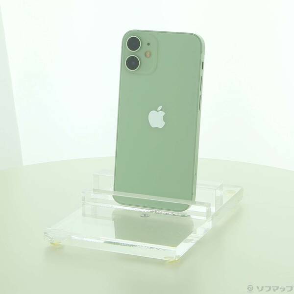 【中古】Apple(アップル) iPhone12 mini 256GB グリーン MGDW3J／A SIMフリー 【269-ud】