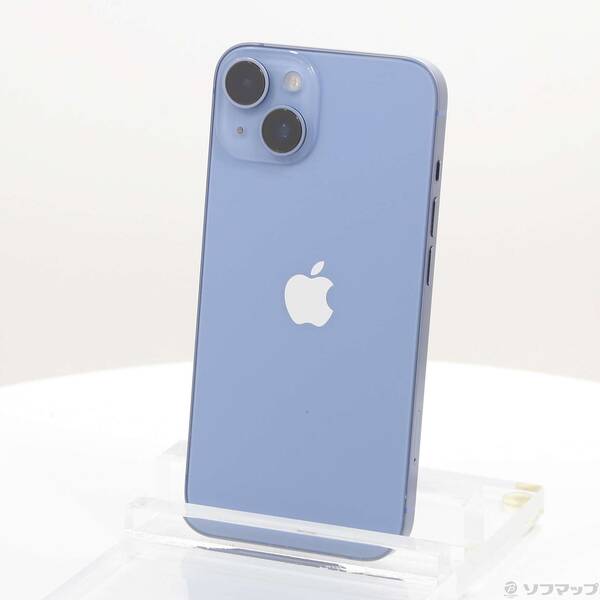 【中古】Apple(アップル) iPhone14 256GB ブルー MPWN3J／A SIMフリー 【348-ud】