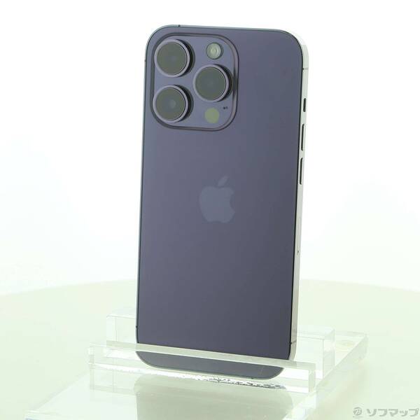 【中古】Apple(アップル) iPhone14 Pro 512GB ディープパープル MQ283J／A SIM無償性 【269-ud】