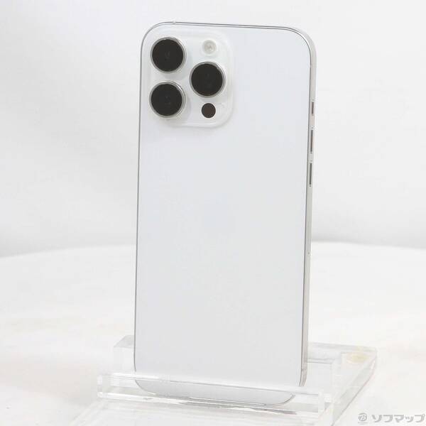 【中古】Apple(アップル) iPhone16 Pro Max 512GB ホワイトチタニウム MYWM3J／A SIMフリー 【262-ud】