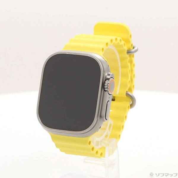 【中古】Apple(アップル) Apple Watch Ultra GPS + Cellular 49mm チタニウムケース イエローオーシャンバンド 【348-ud】 41,456円