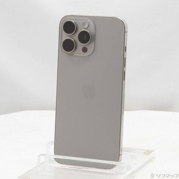 【中古】Apple(アップル) iPhone16 Pro Max 512GB ナチュラルチタニウム MYWP3J／A SIMフリー 【258-ud】