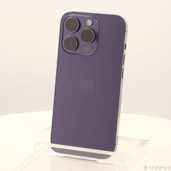 【中古】Apple(アップル) iPhone14 Pro 512GB ディープパープル MQ283J／A SIM無償性 【269-ud】