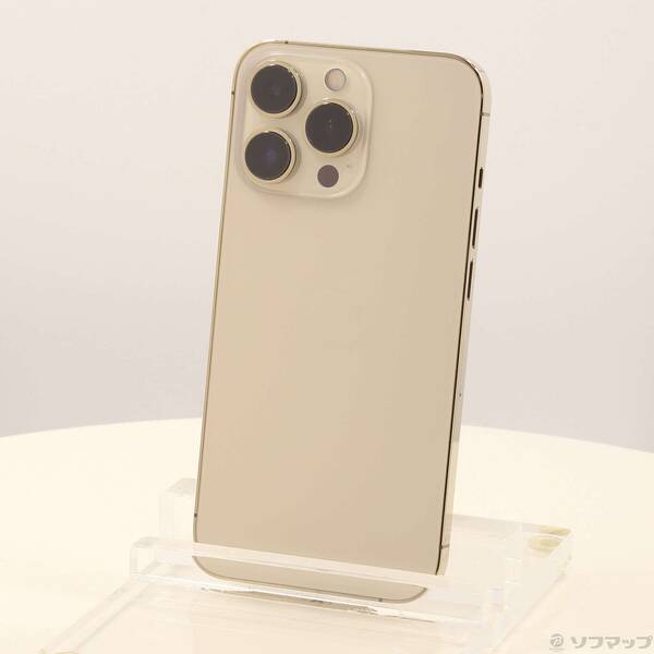【中古】Apple(アップル) iPhone13 Pro 256GB ゴールド MLUQ3J／A SIMフリー 【276-ud】