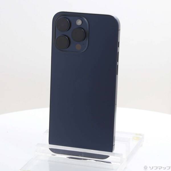【中古】Apple(アップル) iPhone15 Pro Max 256GB ブルーチタニウム MU6T3J／A SIMフリー 【377-ud】｜ソフマップ中古専門店