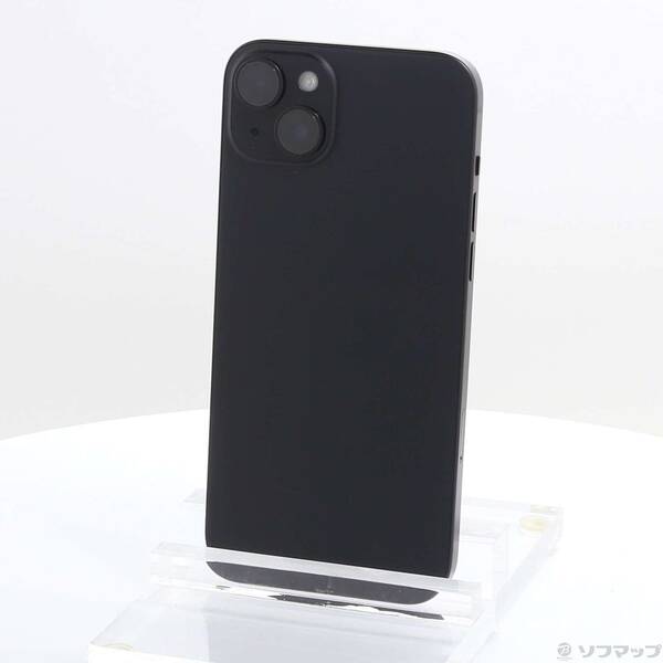 【中古】Apple(アップル) iPhone15 Plus 256GB 黒いこと MU0F3J／A SIM無償性 【305-ud】