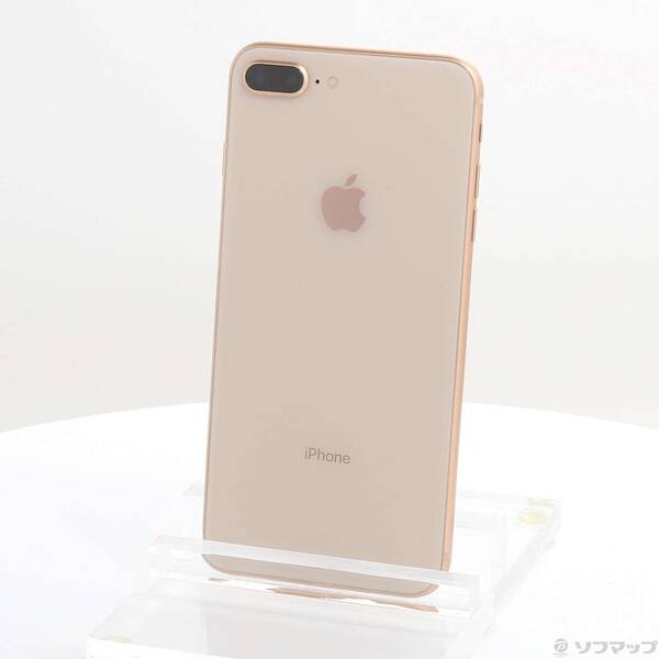 【中古】Apple(アップル) iPhone8 Plus 256GB ゴールド MQ9Q2J／A SIMフリー 【295-ud】