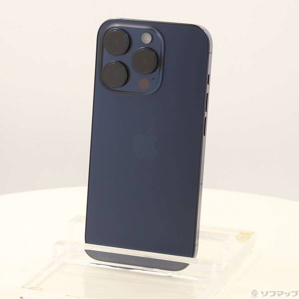 【中古】Apple(アップル) iPhone15 Pro 128GB ブルーチタニウム MTUA3J／A SIMフリー 【276-ud】｜ソフマップ中古専門店 60,325円